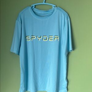 Spyder Kids Blue Short Sleeve